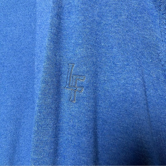 Brooks Brother Women Cardigan Sweater Large Blue Longline Cotton‎ Open Front - Picture 4 of 7